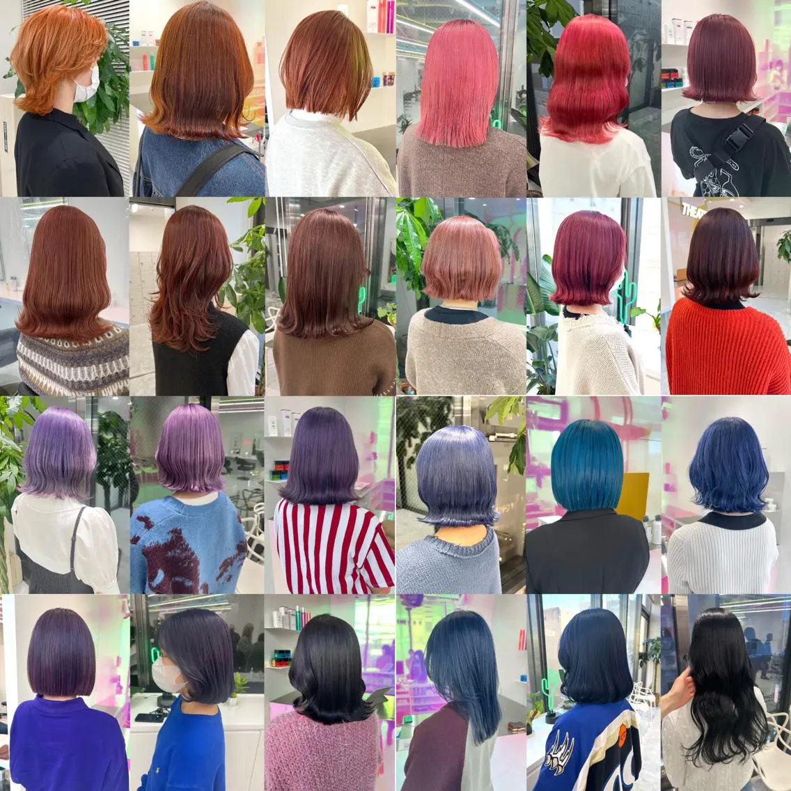 ミディアム カラー パーマ ヘアアレンジ メンズ キッズ ネイル マツエク・マツパ アイブロウ KANAMI 🌏のヘアスタイル