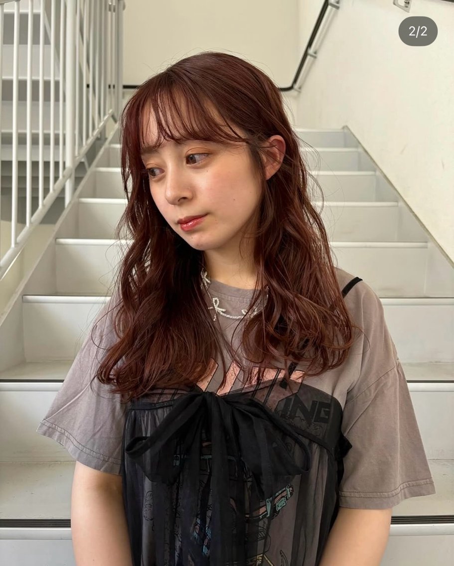 ロング 西村 みのりのヘアスタイル