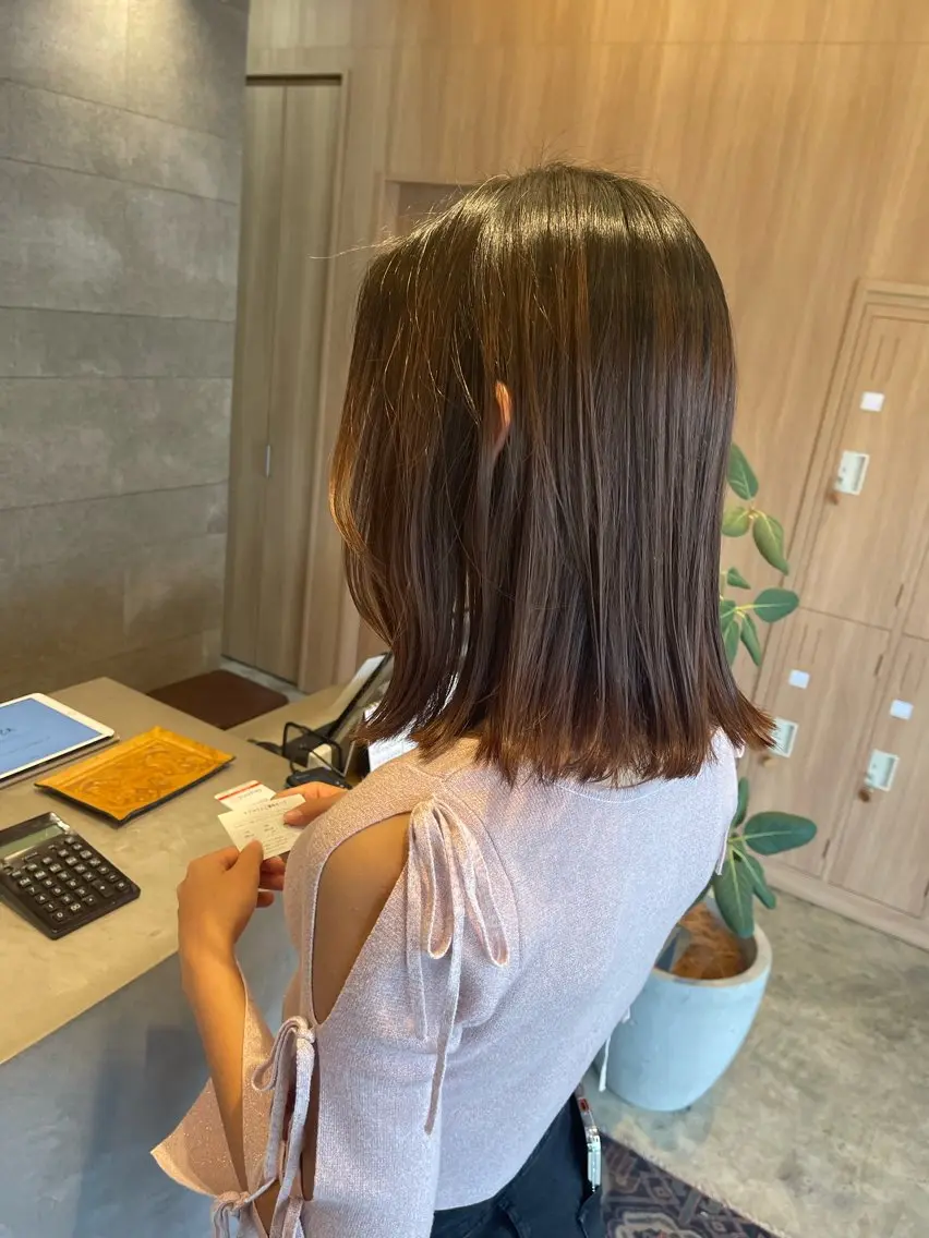 ミディアム モリタ アンナのヘアスタイル