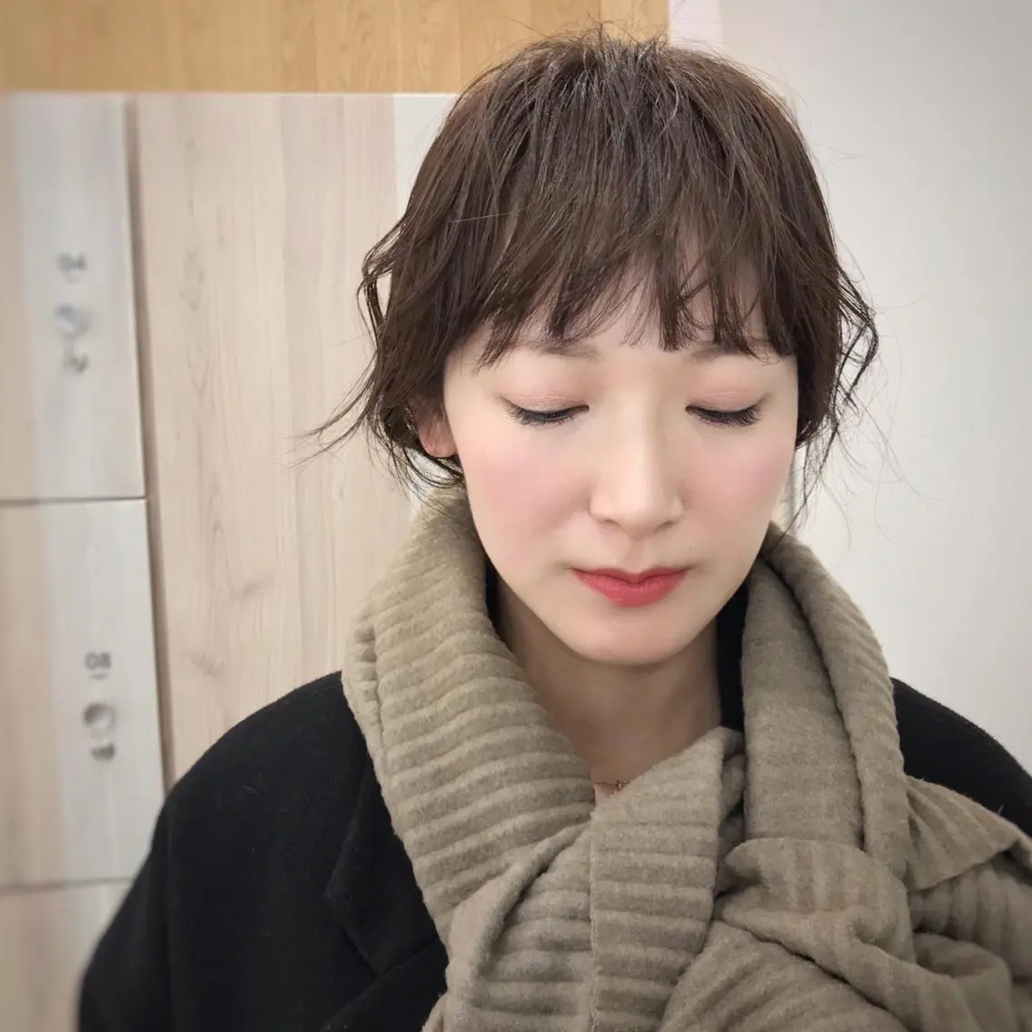 ロング カラー 顔周りカット ショート特化 /天神大名/ハルナのヘアスタイル