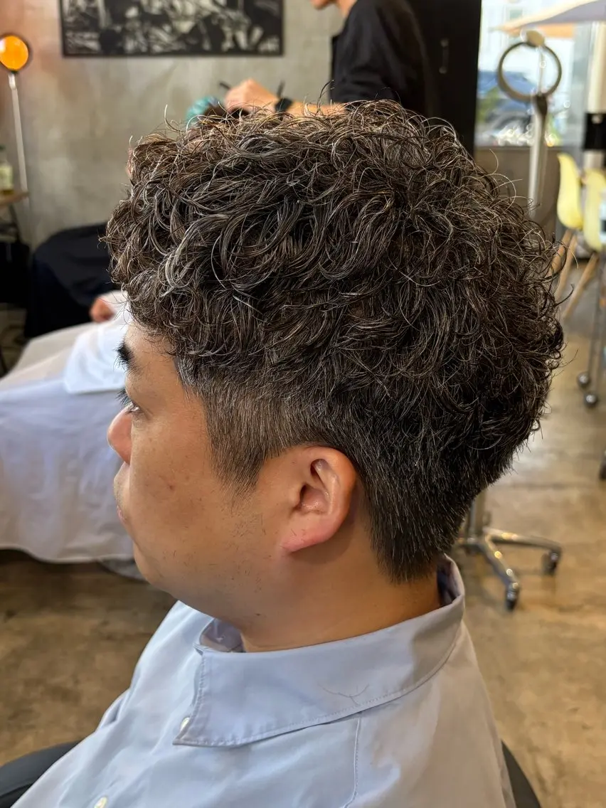 パーマ メンズ メンズパーマ メンズサロン soshiのヘアスタイル