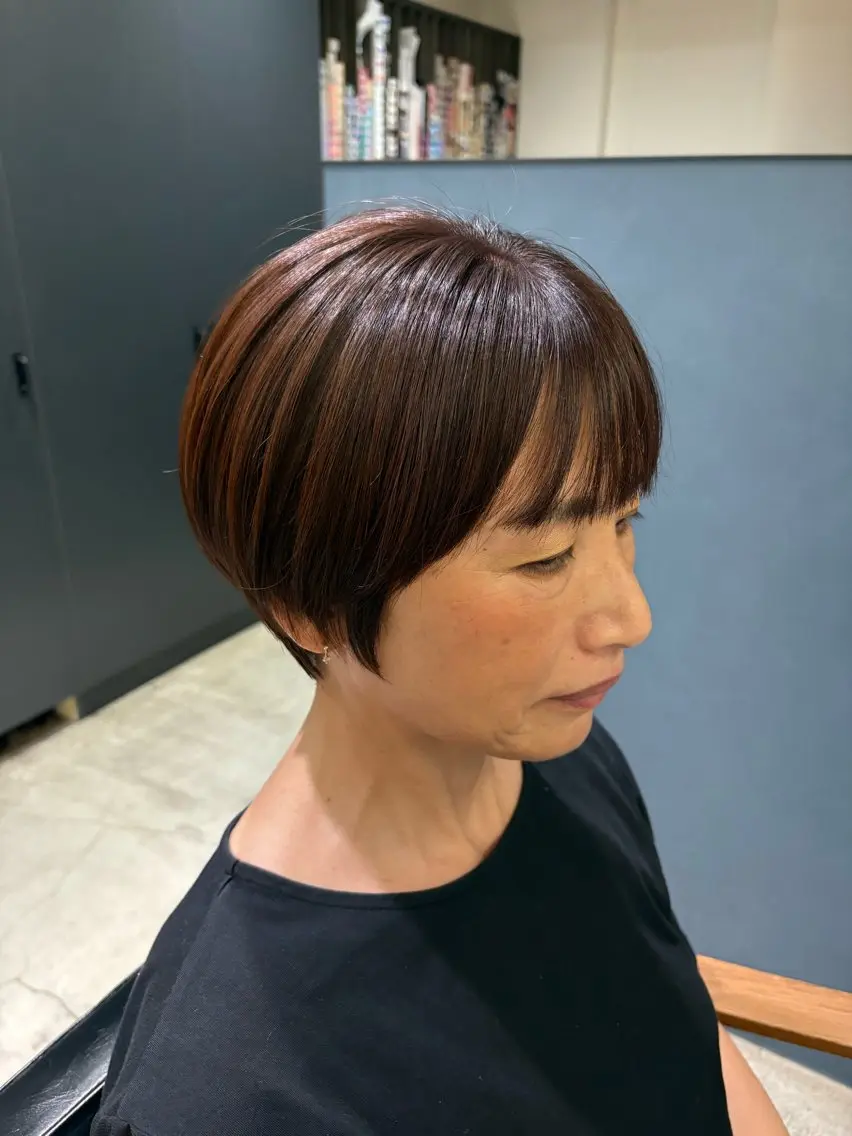 ショート カット ヘアカラー 寺本 心のヘアスタイル