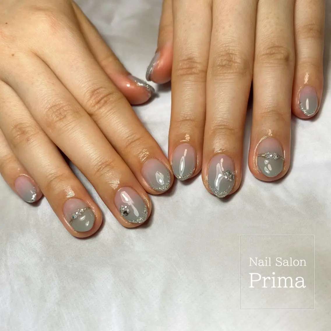 ミディアム ネイル SalonPrima 西院Nail&Eyeのネイルデザイン