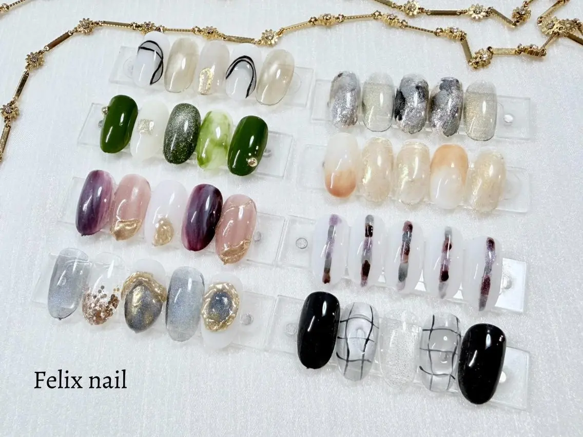 ネイル ハンドネイル Felixnail TANAKA🐰🤍のネイルデザイン