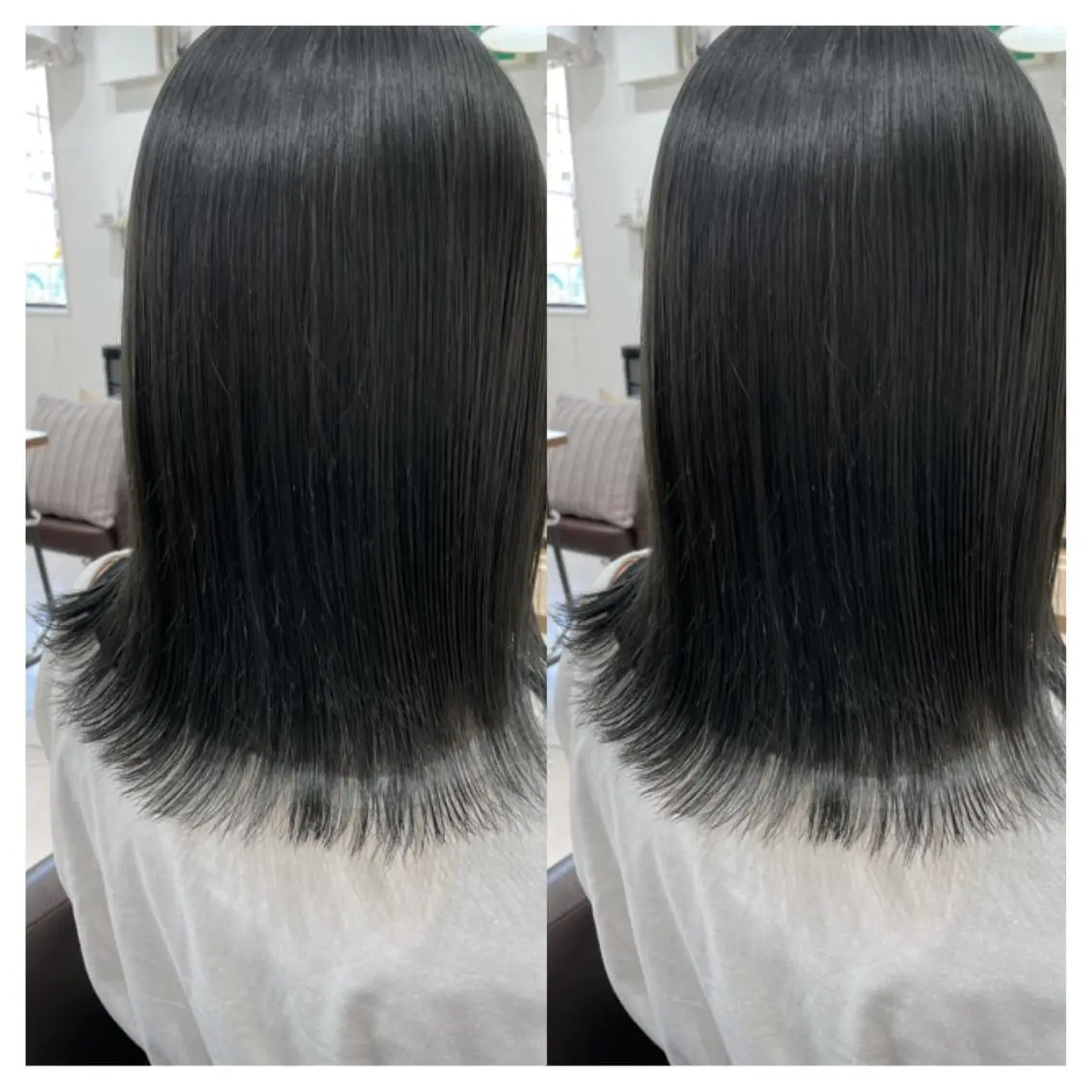 ミディアム カラー カット ヘアカラー トリートメント 村山 茉衣のヘアスタイル