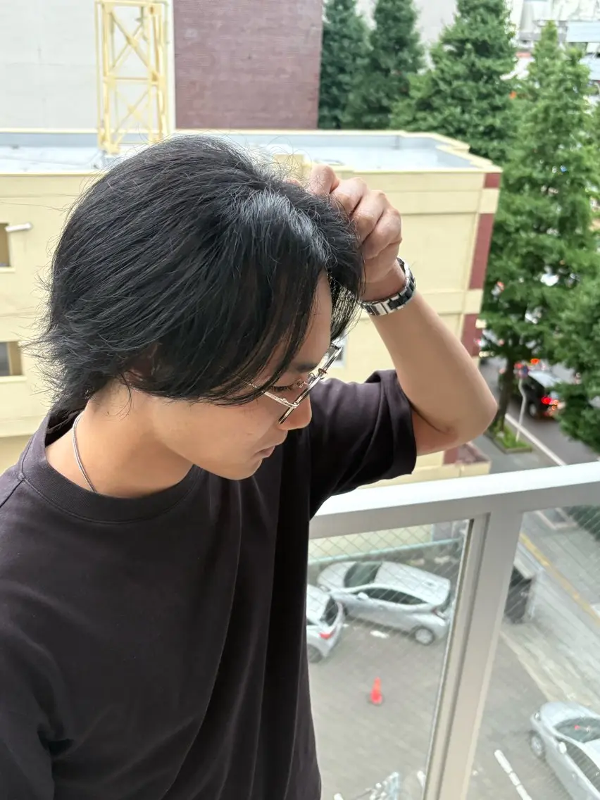 カラー メンズ 透明感カラー ヘアカラー そうた/仙台美容師 /assistantのヘアスタイル