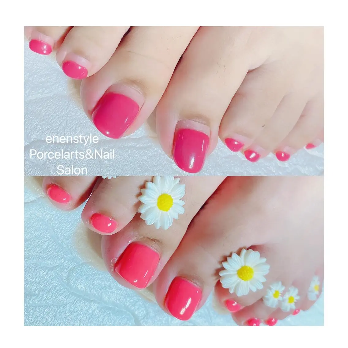 ショート ネイル ハンドネイル フットネイル 🐾enen style 🐾のネイルデザイン