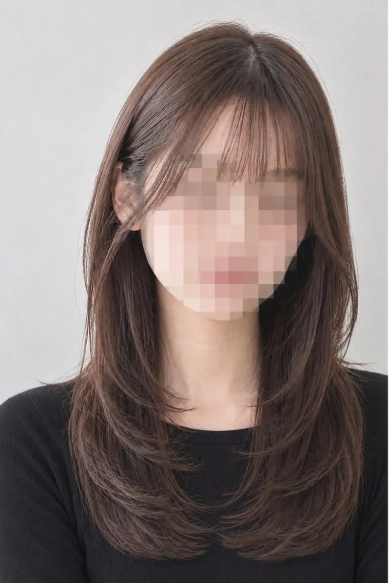 ロング 高木 琉偉のヘアスタイル