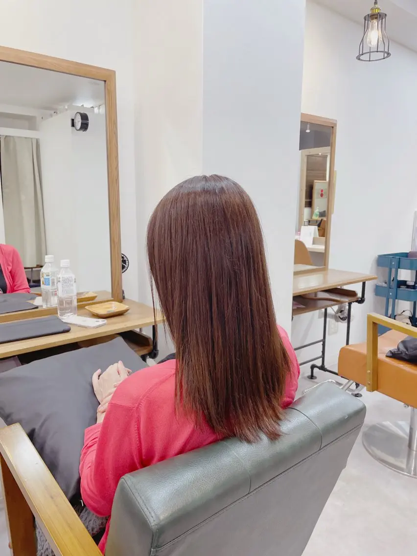 ロング lore 中村かれんのヘアスタイル
