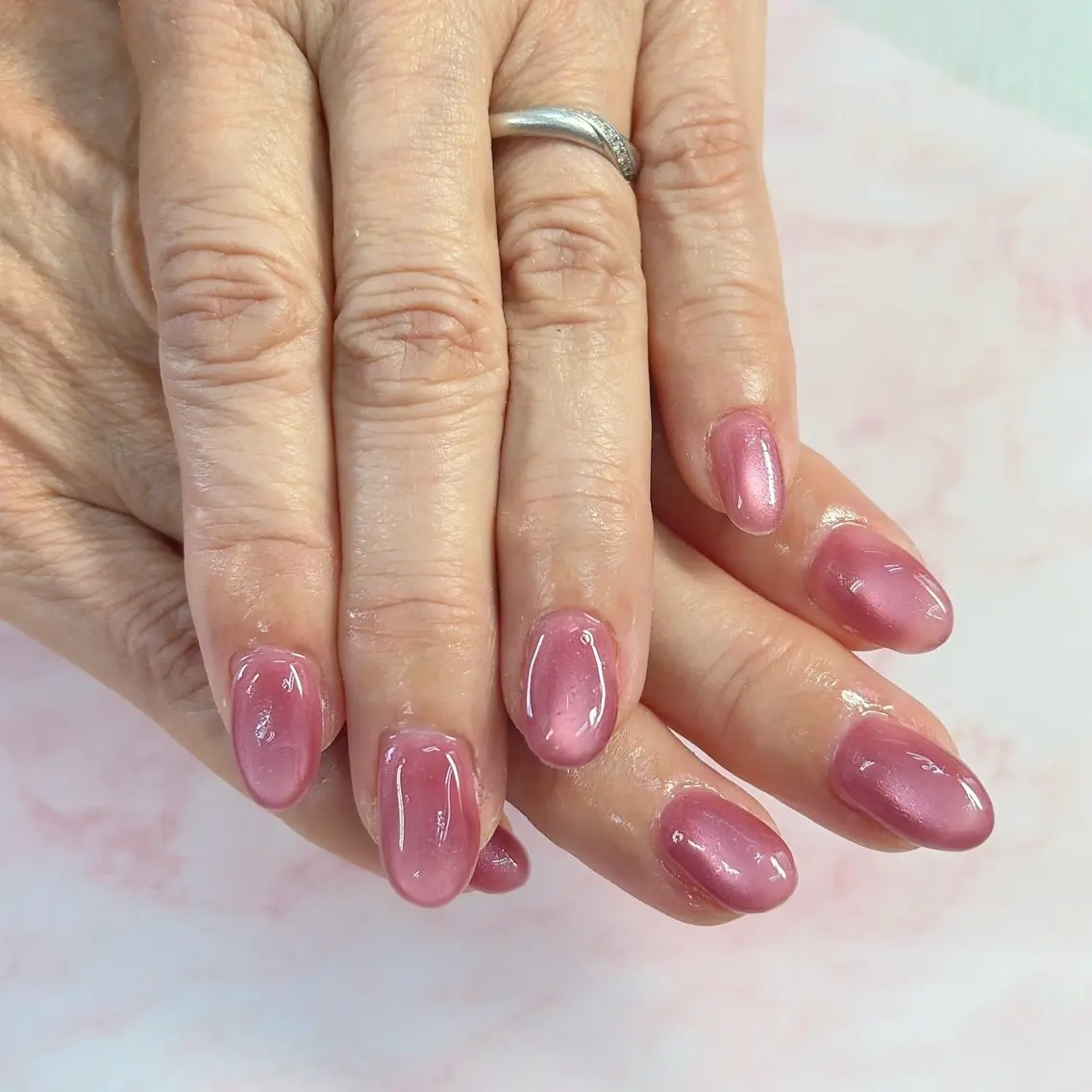 セミロング ハンドネイル 🩷Momo Nails🩷のネイルデザイン