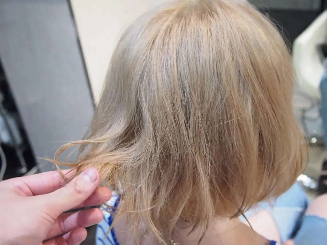 ショート ミディアム カラー ヘアアレンジ ベージュカラー ブリーチ ボブ Memories 銀座のその他イメージ