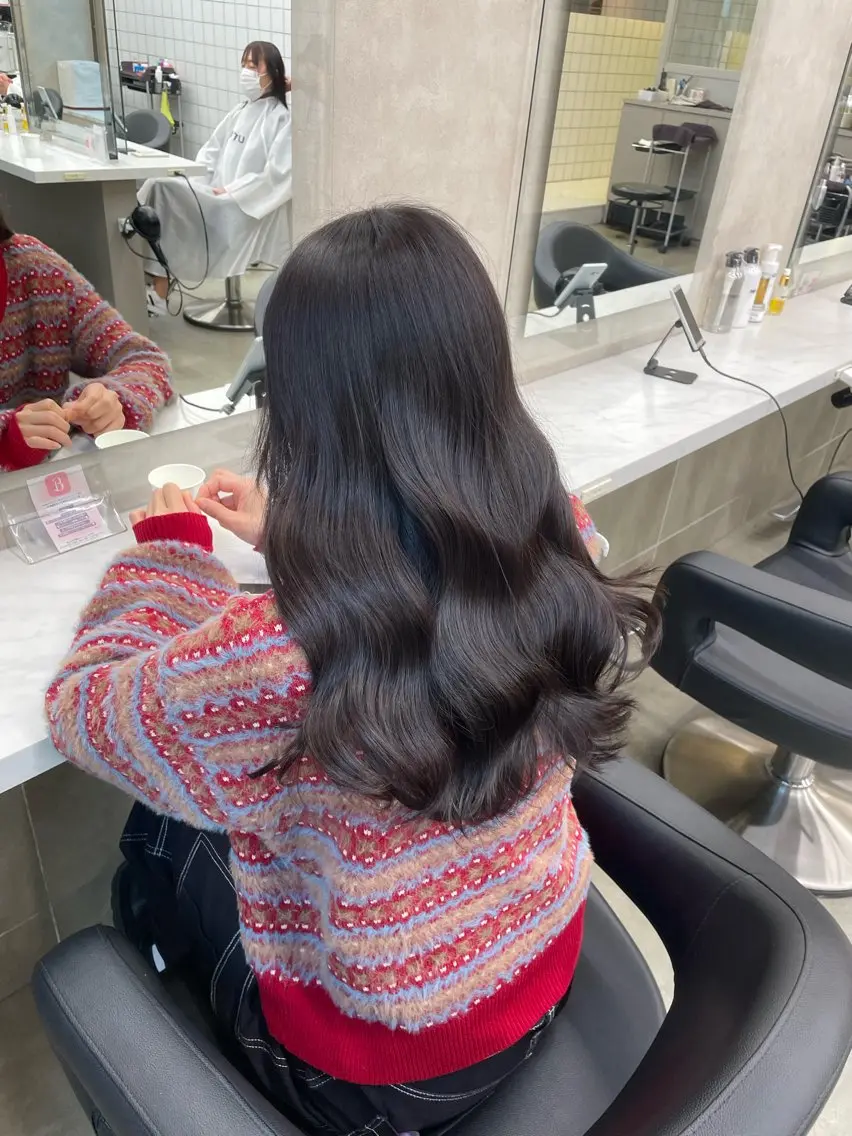 ロング カラー ヘアアレンジ 💗横浜美容室 💗HARUNAのヘアスタイル