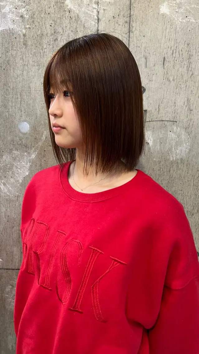 パーマ ストレートパーマ 坂本 かやのヘアスタイル