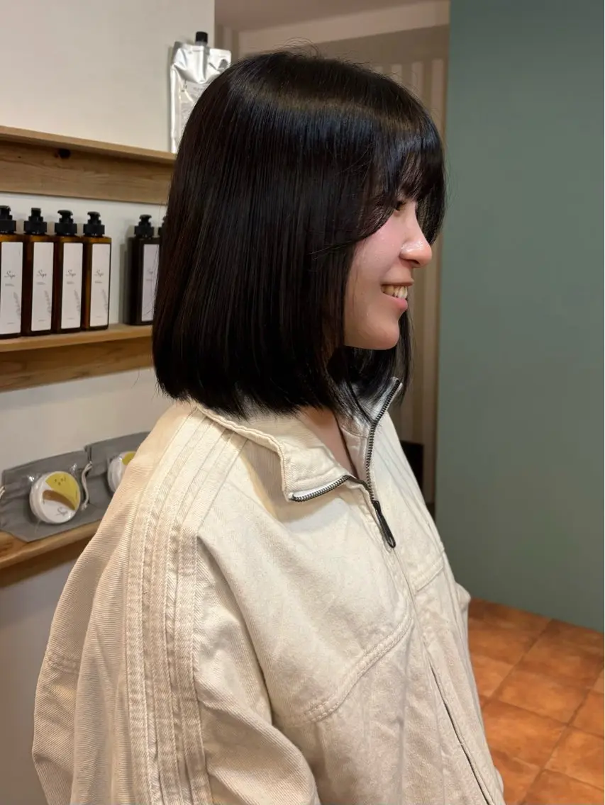 カラー ヘアカラー 國原 くるみのヘアスタイル