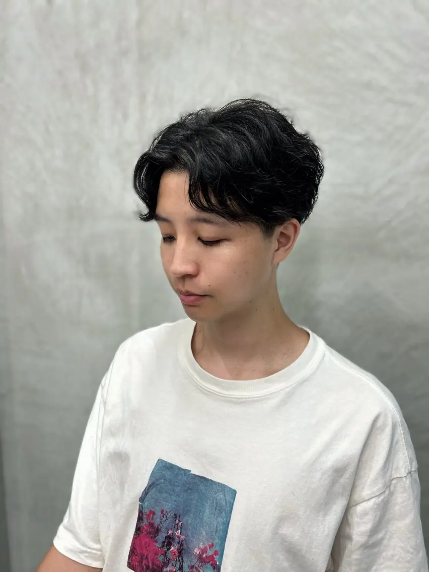 【パーマ】メンズカット➕パーマ¥15,500→11,000の写真