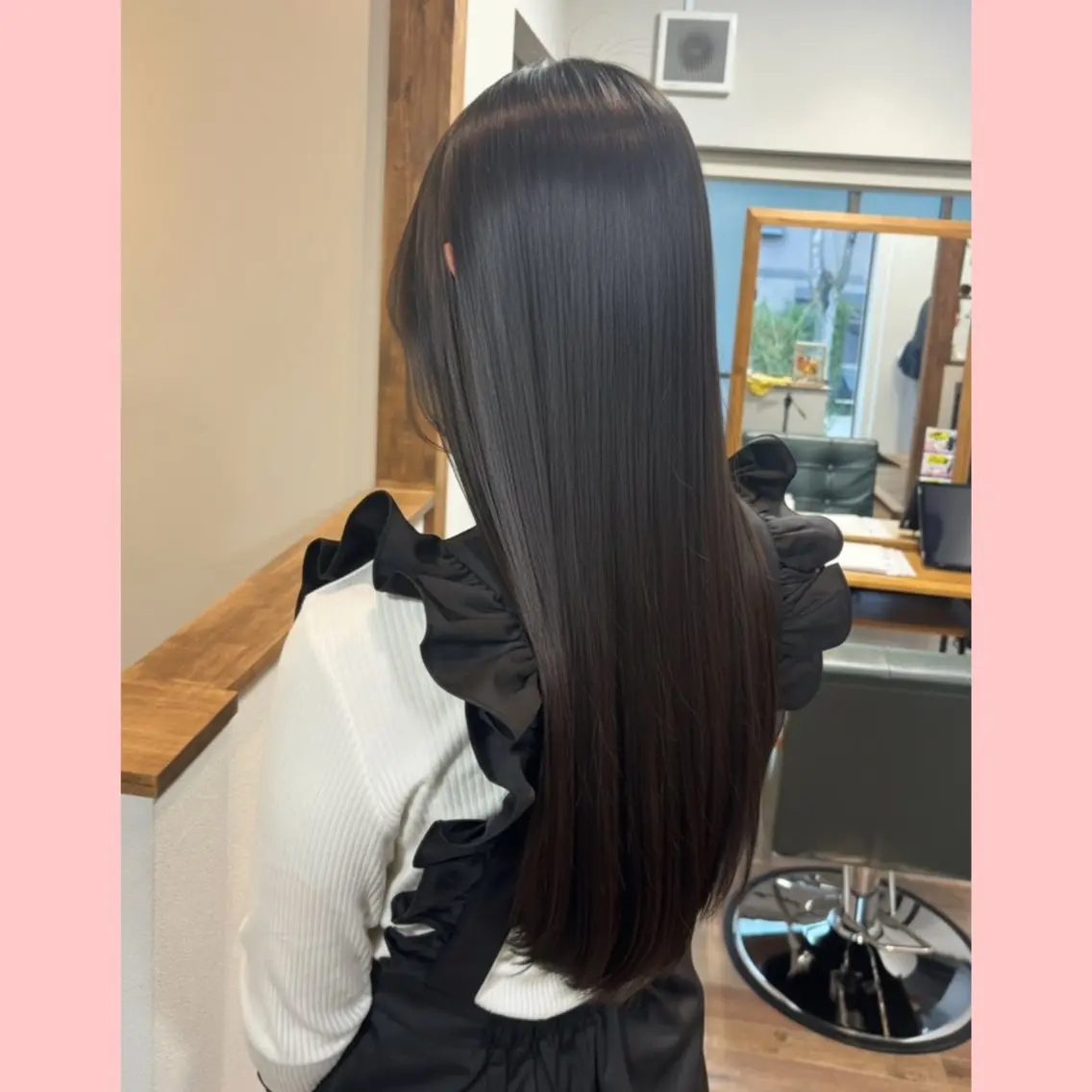 ロング カット ヘアカラー トリートメント 髪質改善ストレート 笹沼陸矢のヘアスタイル