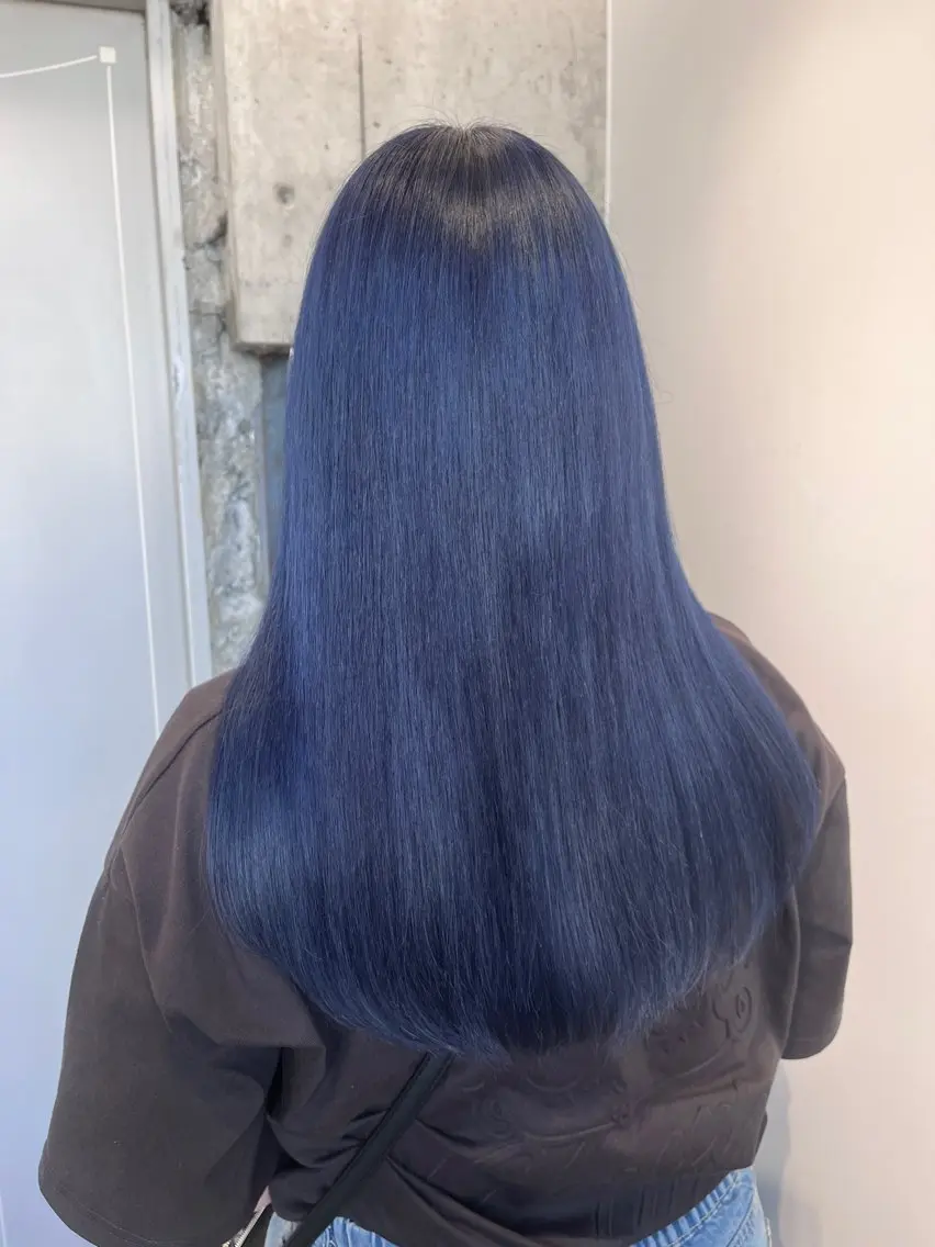 ロング カラー カット ヘアカラー トリートメント newi 天王寺 🪐airiのヘアスタイル