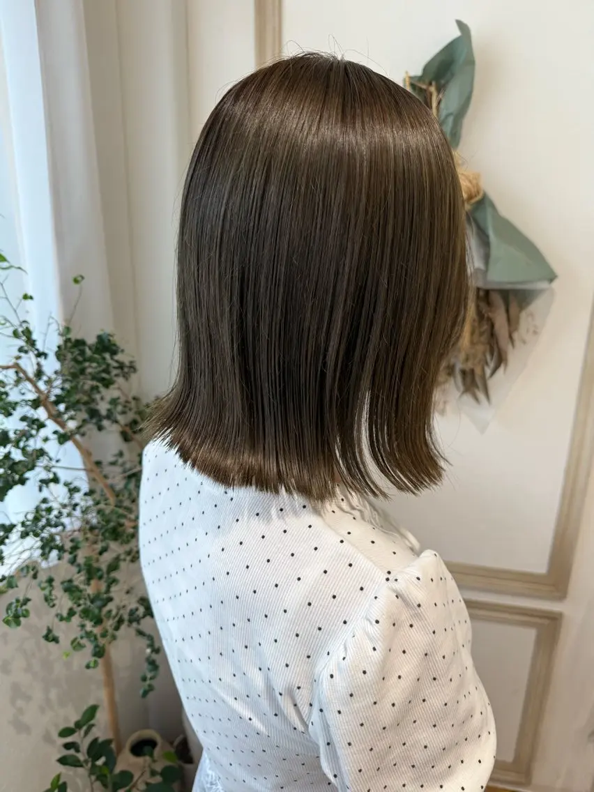 ミディアム カラー merc.🦋菱谷 はなのヘアスタイル