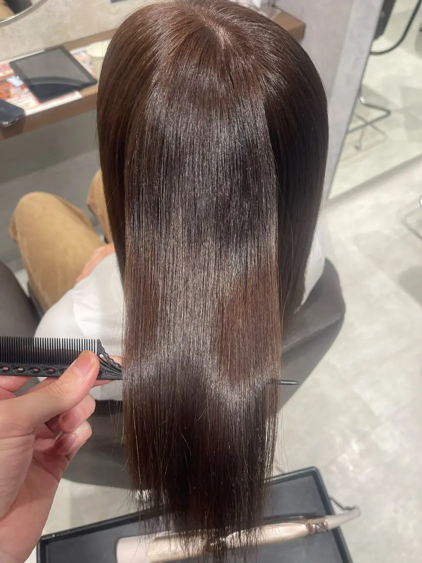ミディアム ヘアカラー FORCE 荻原卓冶のヘアスタイル