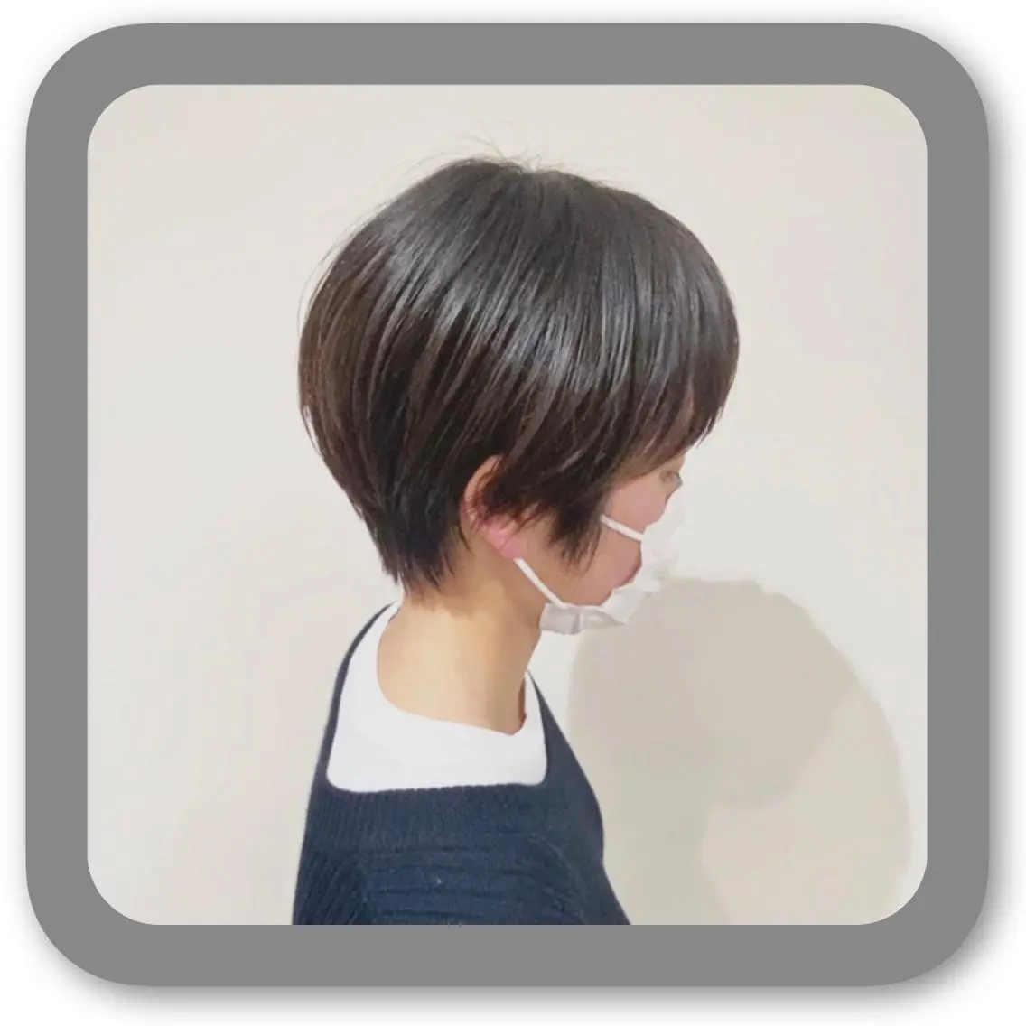 ショート アッシュ ボブ 髪質改善 レイヤーカット ショートヘア カット ショート〜ミディアム 喜多司のヘアスタイル