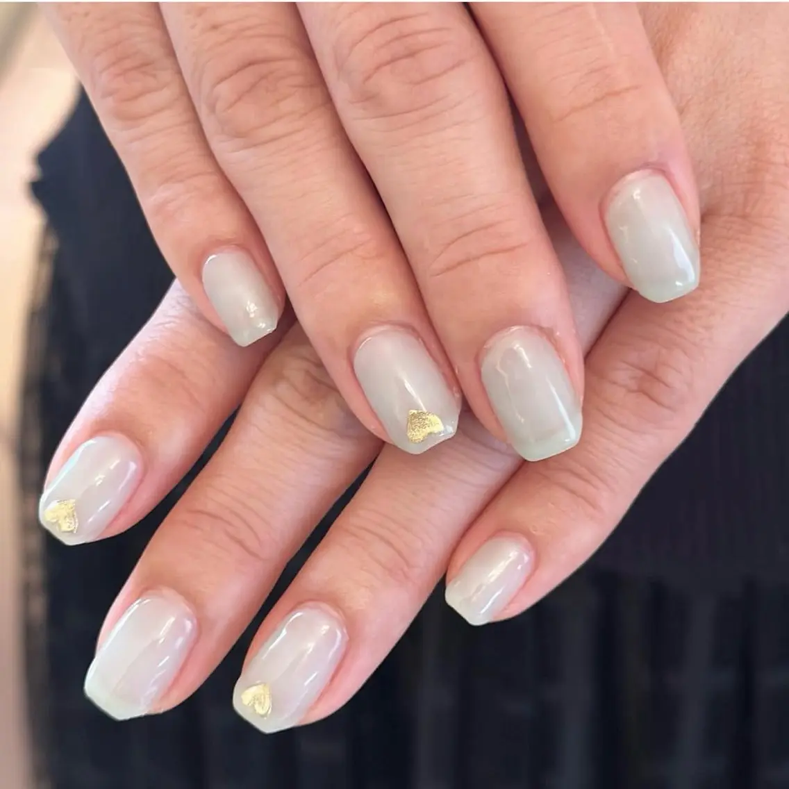 ネイル 水色 nail salon coco.のネイルデザイン