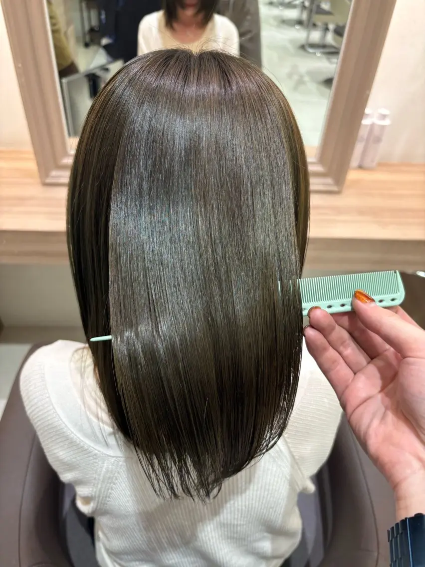 ミディアム カラー ヘアカラー ❄️モデル募集中❄️ ️🫧Ｈａｒｕ🫧のヘアスタイル