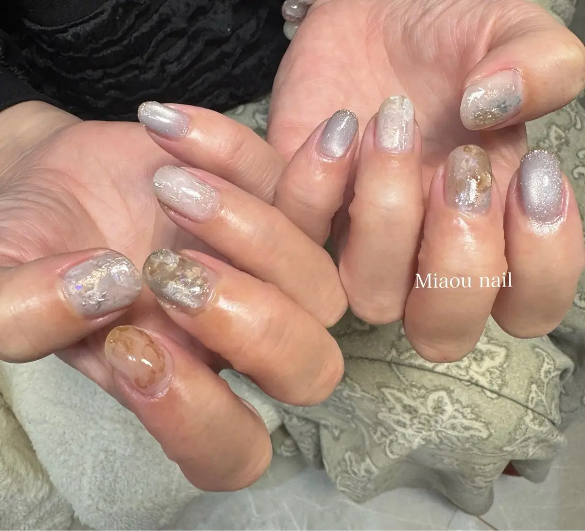ネイル ハンドネイル Miaou nail ミャウ ネイルのネイルデザイン