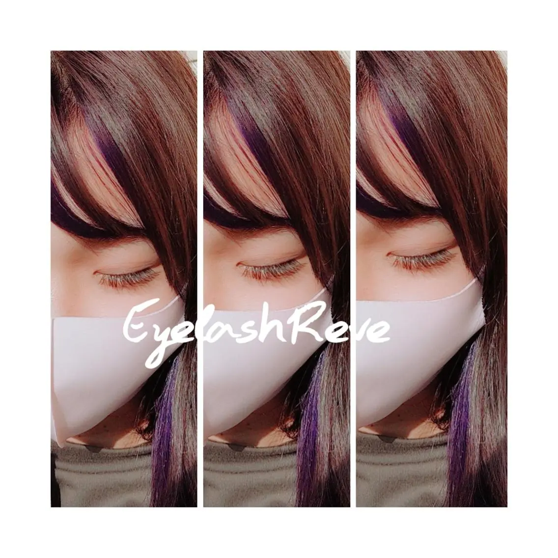 マツエク・マツパ カラーマツエク フラットラッシュ Eyelash Reveのマツエク・マツパデザイン