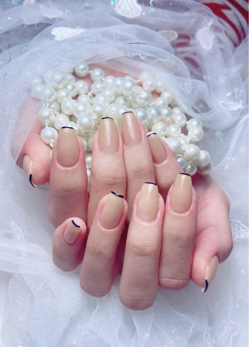 自爪❣️王道NO1 ❣️フレンチ2色まで(7日以内お直し無料)の写真