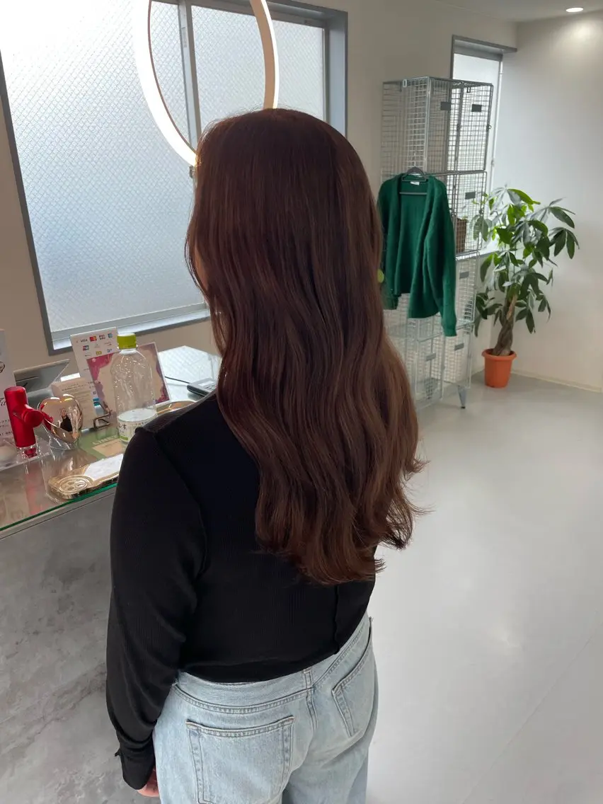 カラー ヘアカラー scene あゆなのヘアスタイル