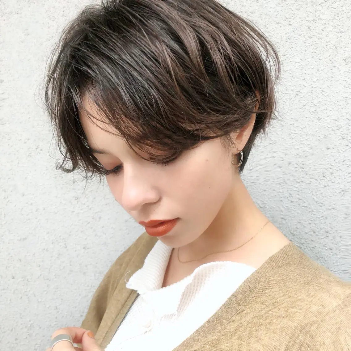 ショート カラー パーマ KONOMI スタイリストのヘアスタイル