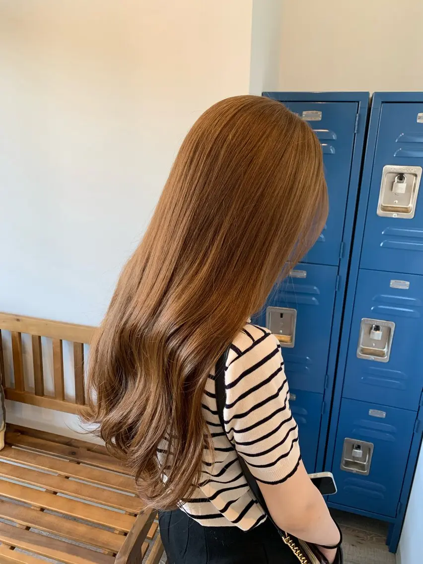 【ブリーチ無しダブルカラー】♡⃛ライトナー＋髪質改善カラー♡⃛￥15000​〜​(＋カット ￥5000)の写真