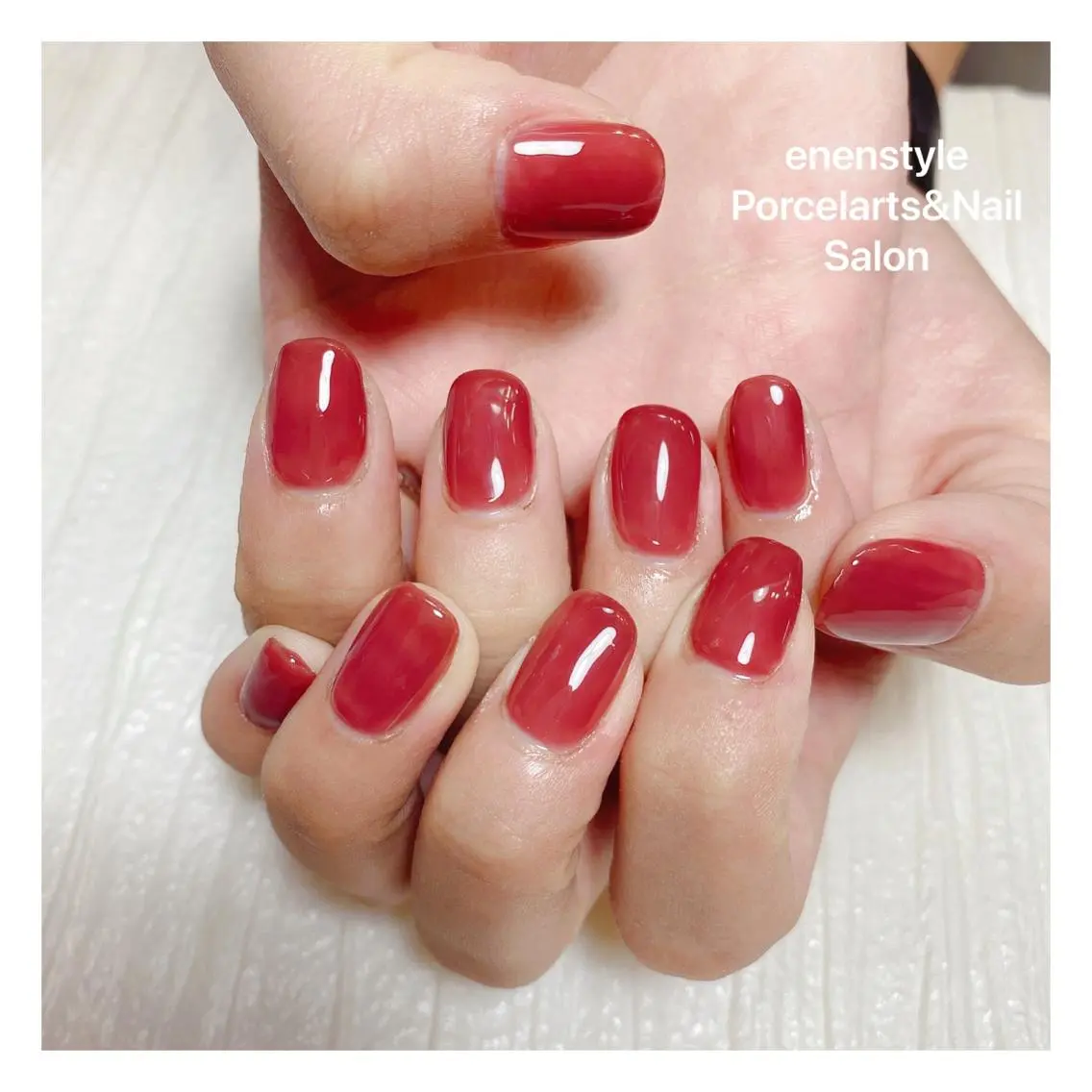 ミディアム ネイル 🐾enen style 🐾のネイルデザイン