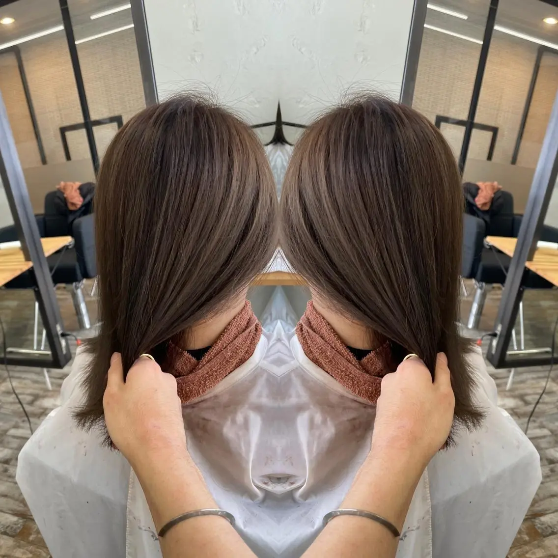 ミディアム カラー ギャルの革命児 秀斗のヘアスタイル
