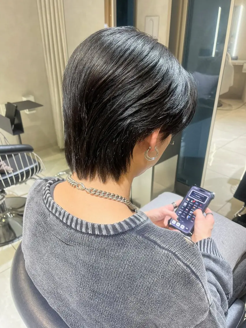 メンズ カット パーマ メンズ/透明感カラー lar Hana🌻のヘアスタイル