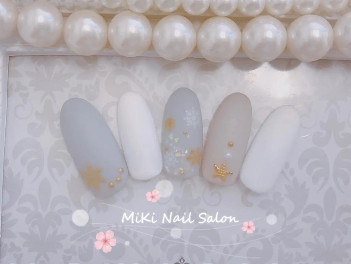 ネイル MiKi Nai池袋 長さだし得意のネイルデザイン
