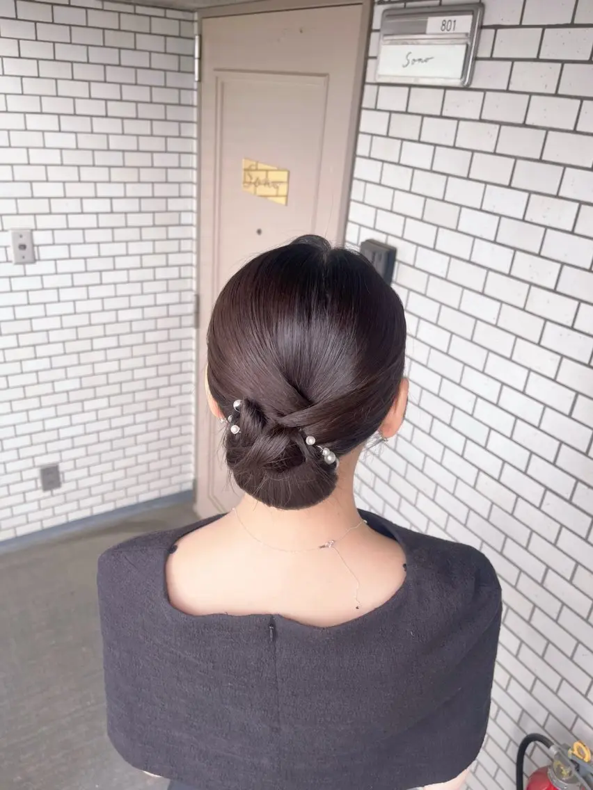 ヘアアレンジ ヘアセット 垢抜けヘアメイク🫧 JURI🪽のヘアスタイル