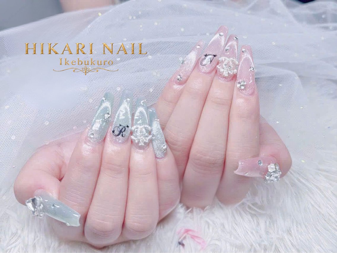 ネイル ハロウィン 持ち込み 冬ネイル クリスマス ハンドネイル HikariNail Ikebukuroのネイルデザイン