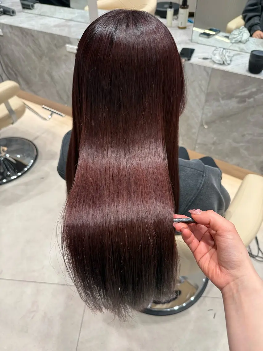 ITEトリートメント➕透明感カラー ➕骨格補正カット🎀の写真