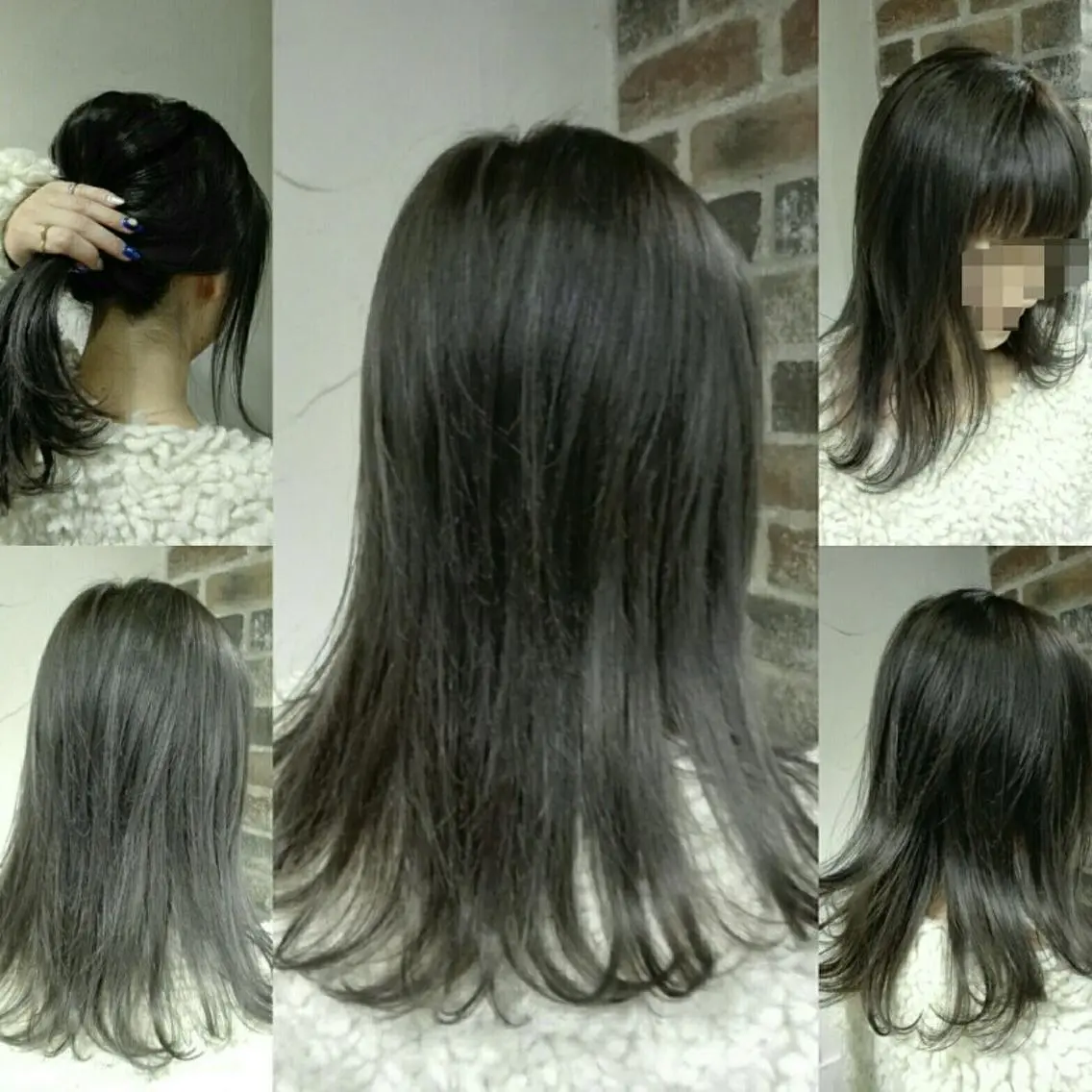 セミロング メンズ ヘアアレンジ キッズ ネイル マツエク・マツパ 子どものヘアアレンジ メンズハイライト メンズインナーカラー アッシュ アッシュグレー MEGUMI megumiのヘアスタイル