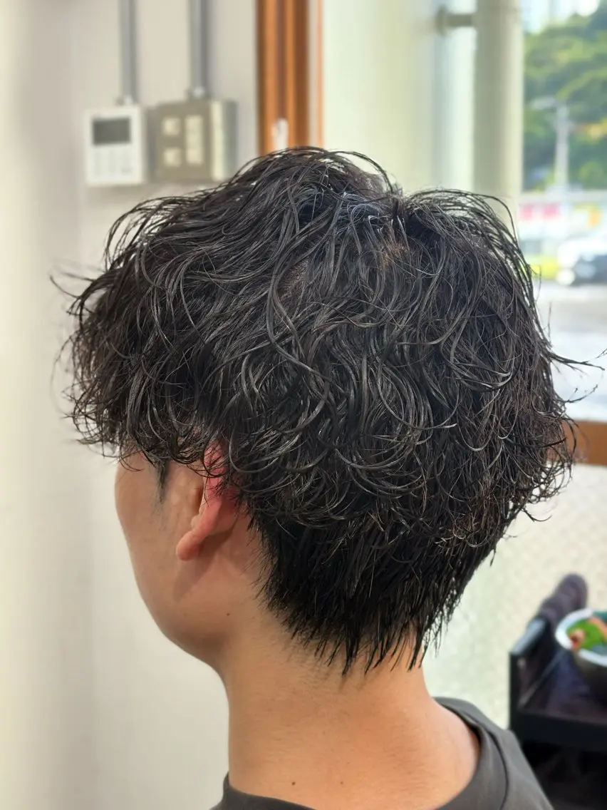 パーマ メンズ メンズパーマ 波巻きパーマ スパイラルパーマ パーマ Snalyメンズ特化 スエハラのヘアスタイル