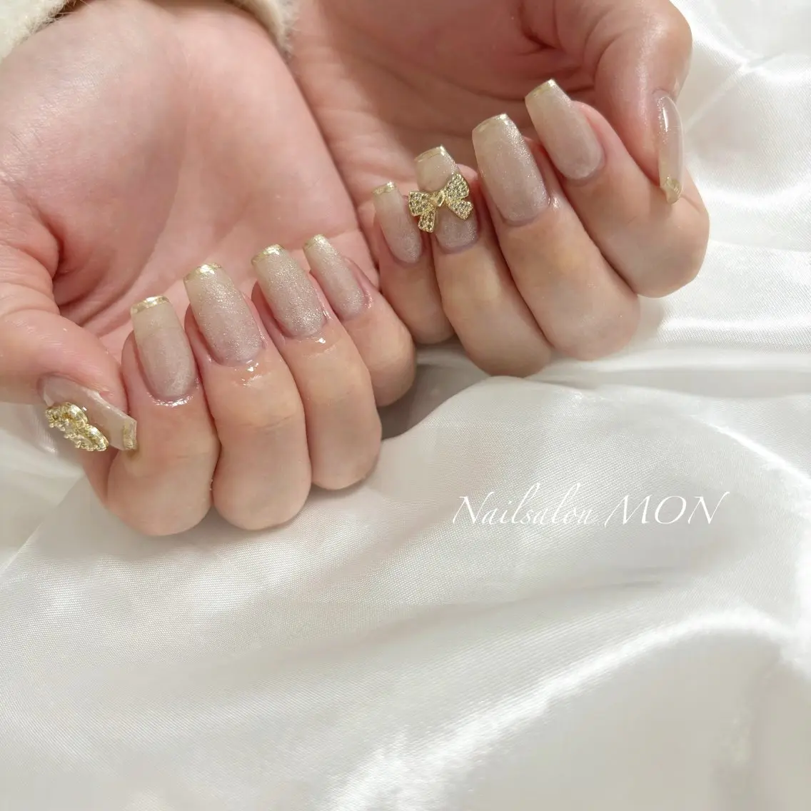 ネイル マグネットネイル ハンドネイル Nailsalon MONのネイルデザイン