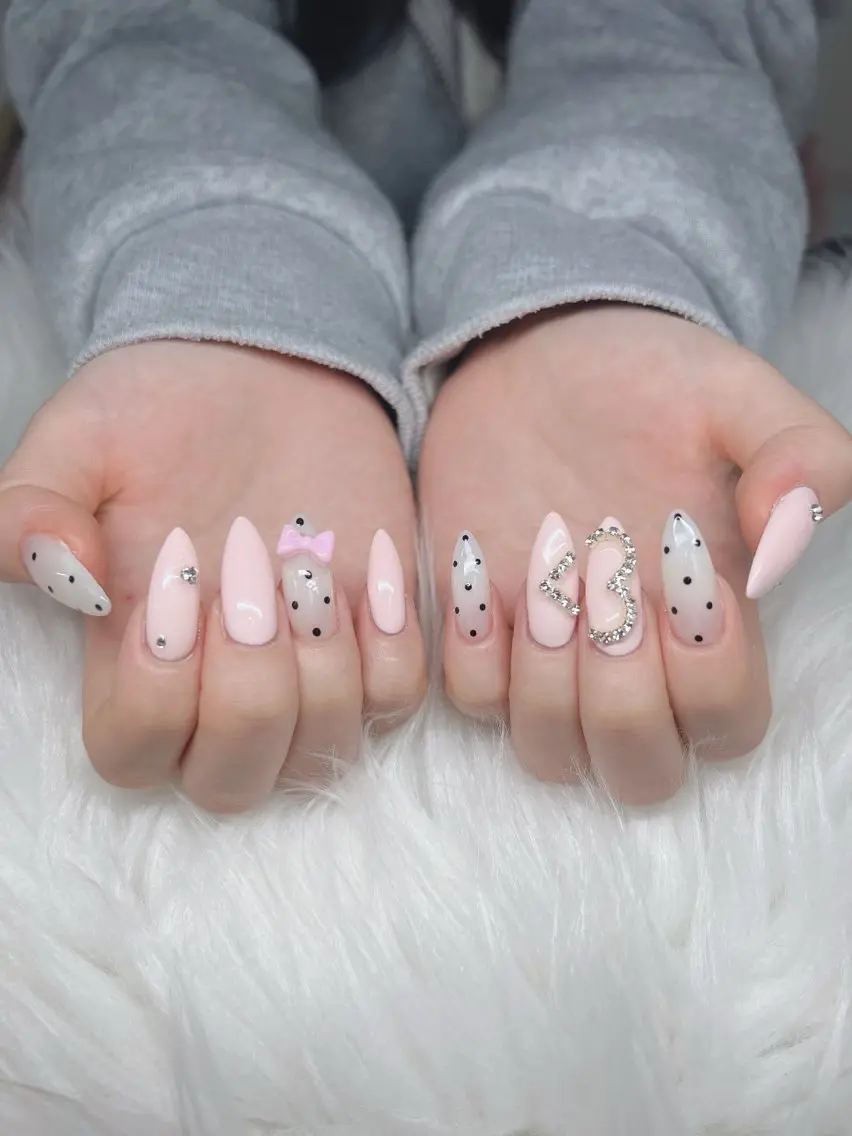ネイル ハンドネイル Lee Nails チップ長さだし専門店のネイルデザイン