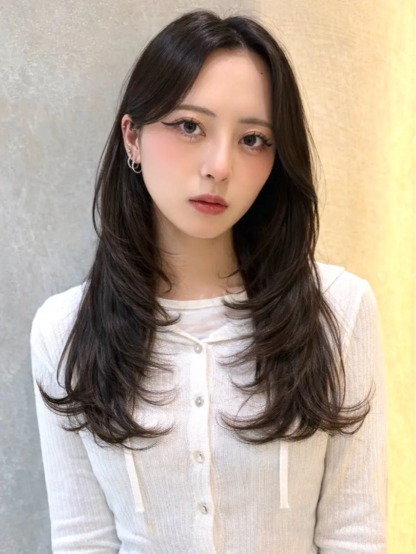 ミディアム カラー カット ヘアカラー トリートメント ❣️縮毛矯正/ボブ /カラー/渡部晃輝のヘアスタイル