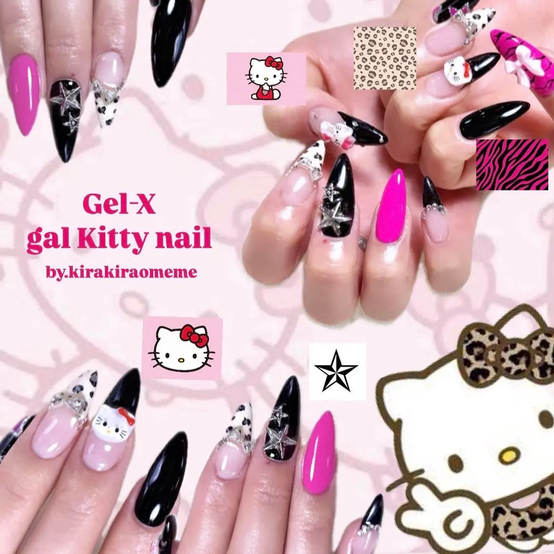 カラー ハンドネイル kirakira omemeのネイルデザイン