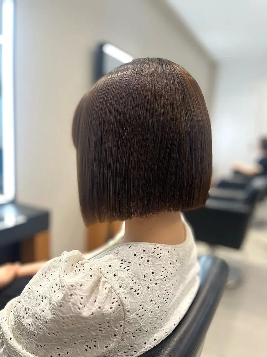ショート カット 顔周りレイヤー 髪質改善 / AYUのヘアスタイル