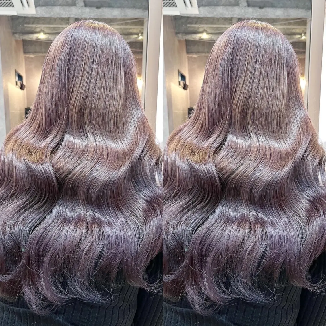 ロング カラー ヘアカラー 🐈‍⬛momo🐾 ダブルカラーのヘアスタイル
