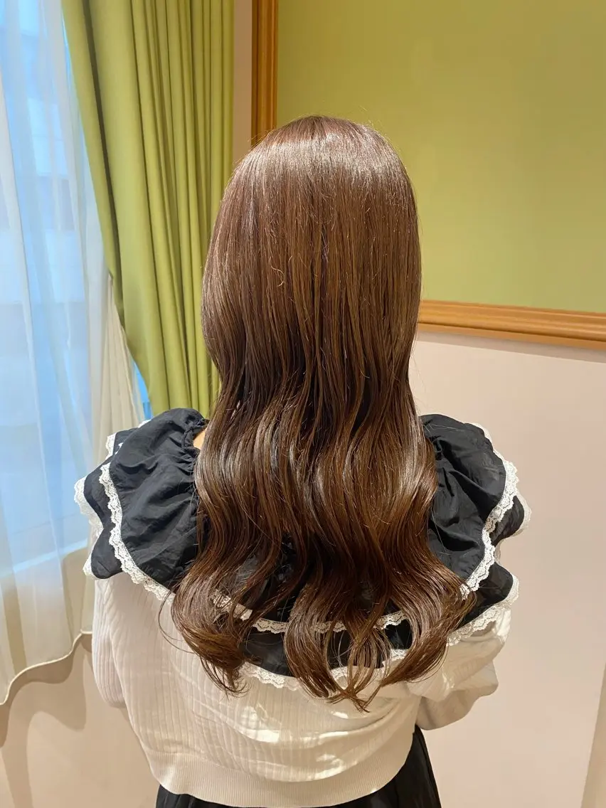 ロング カラー ベージュカラー ココアベージュ asuka‪‪‎🤍 Lita 1Fのヘアスタイル