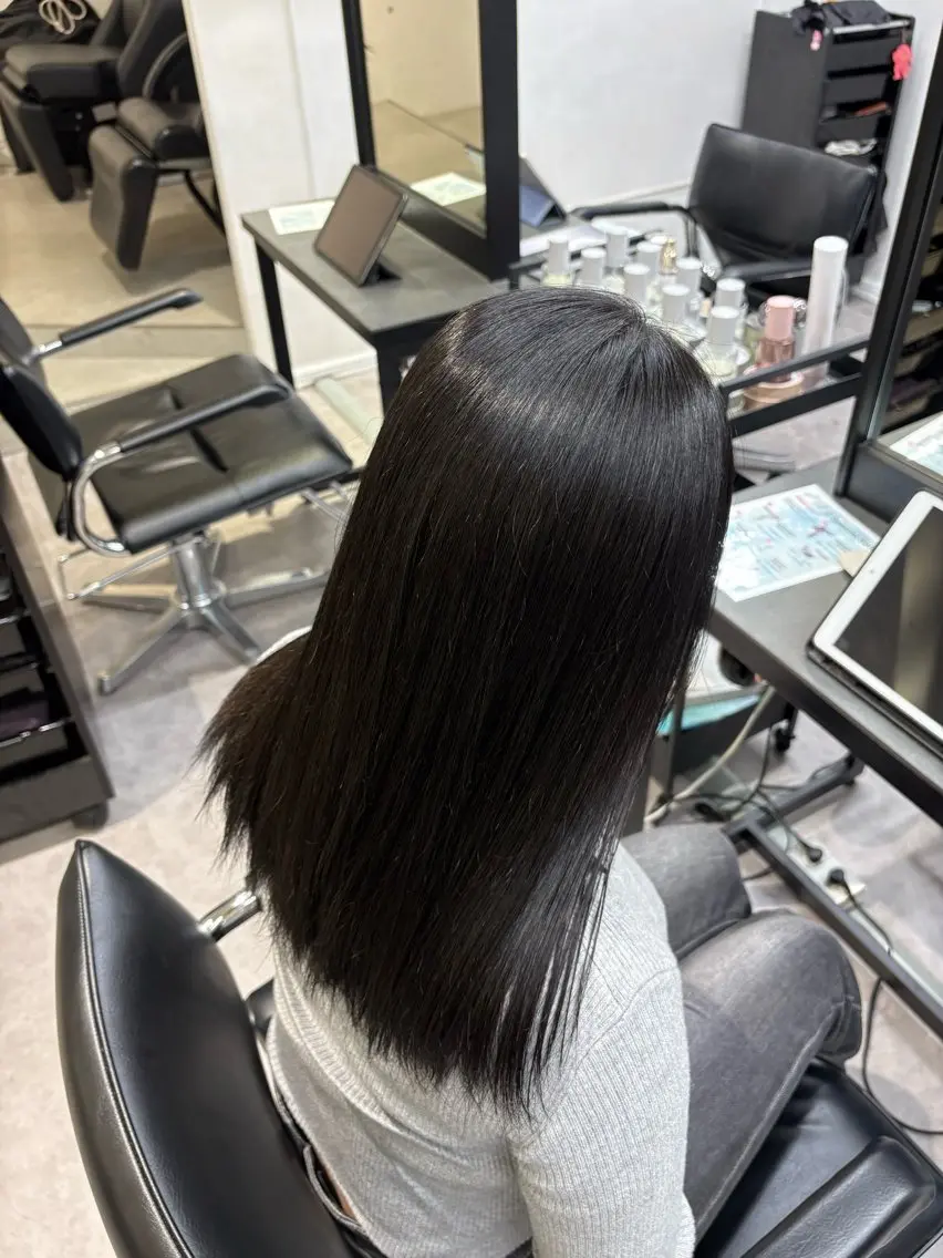 カラー ヘアカラー トリートメント 透明感カラー/ 艶カラーsakitoのヘアスタイル