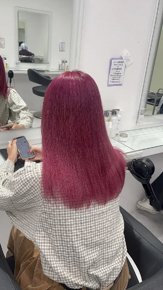 セミロング ヘアアレンジ カラー ヘアカラー トリートメント ヘッドスパ ヘアセット 🪞【公式】表参道 🪞knot🪞のヘアスタイル